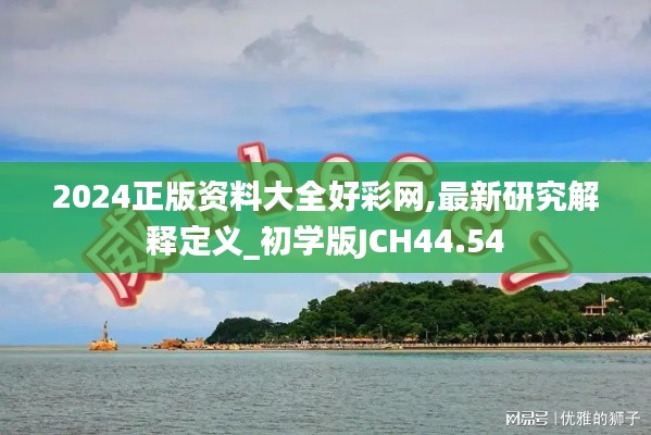 2024正版资料大全好彩网,最新研究解释定义_初学版JCH44.54