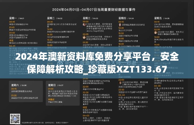 2024年澳新资料库免费分享平台，安全保障解析攻略_珍藏版XZT133.67