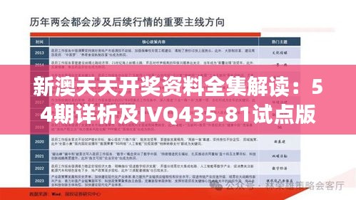 新澳天天开奖资料全集解读：54期详析及IVQ435.81试点版解析