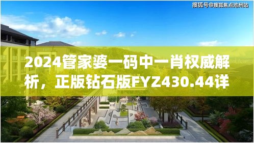 2024管家婆一码中一肖权威解析，正版钻石版FYZ430.44详述