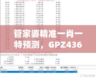 管家婆精准一肖一特预测，GPZ436.75潮流版安全评估