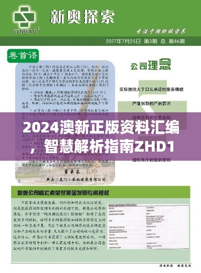 2024澳新正版资料汇编，智慧解析指南ZHD18.36全新版