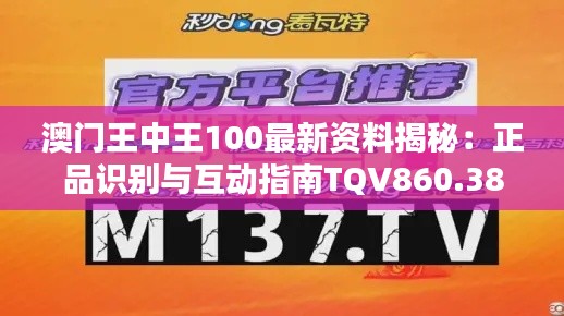 澳门王中王100最新资料揭秘：正品识别与互动指南TQV860.38