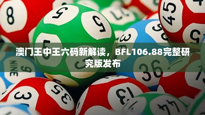 澳门王中王六码新解读，BFL106.88完整研究版发布