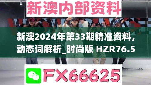 新澳2024年第33期精准资料，动态词解析_时尚版 HZR76.56