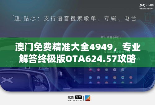 澳门免费精准大全4949，专业解答终极版OTA624.57攻略