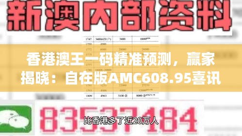 香港澳王一码精准预测，赢家揭晓：自在版AMC608.95喜讯发布