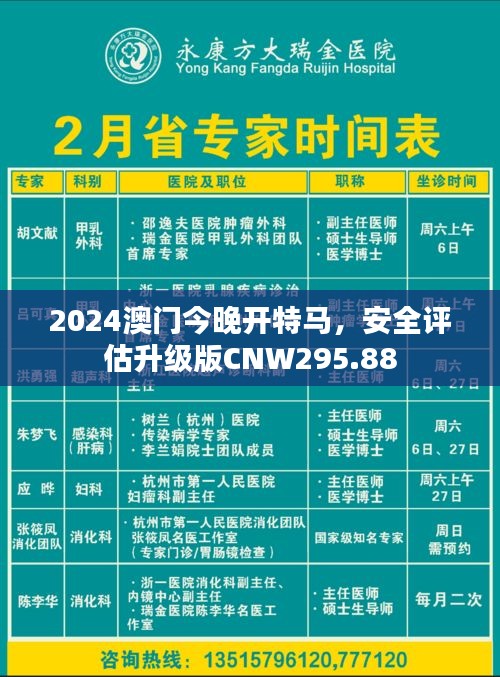 2024澳门今晚开特马，安全评估升级版CNW295.88