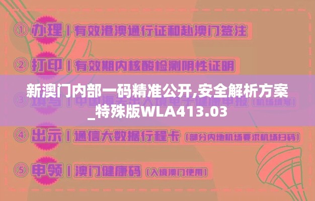 新澳门内部一码精准公开,安全解析方案_特殊版WLA413.03