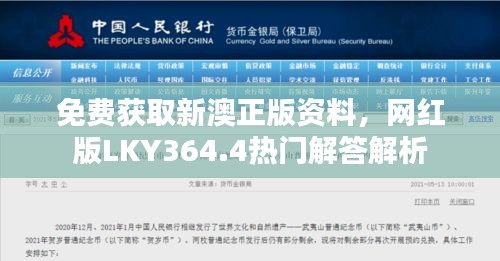 免费获取新澳正版资料，网红版LKY364.4热门解答解析