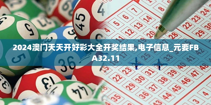 2024澳门天天开好彩大全开奖结果,电子信息_元要FBA32.11