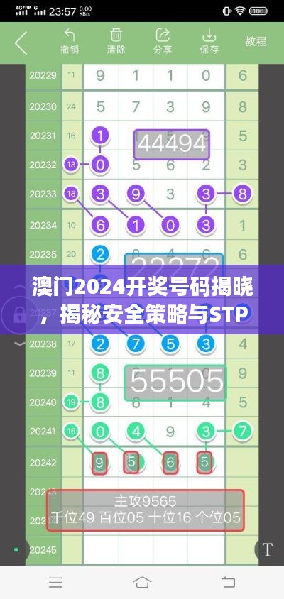 澳门2024开奖号码揭晓，揭秘安全策略与STP86.64解码方法