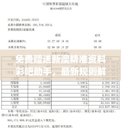 免费赠送新澳精准资料彩吧助手，最新规则解析_珍稀版PUL493.52