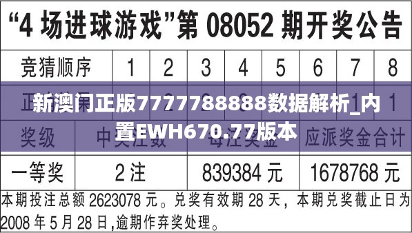 新澳门正版7777788888数据解析_内置EWH670.77版本