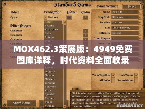 MOX462.3策展版：4949免费图库详释，时代资料全面收录