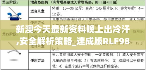 新澳今天最新资料晚上出冷汗,安全解析策略_速成版RLF987.41