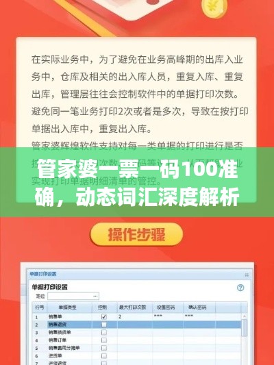 管家婆一票一码100准确，动态词汇深度解析_精装版ZQK992.22