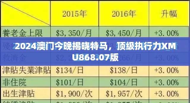 2024澳门今晚揭晓特马，顶级执行力XMU868.07版