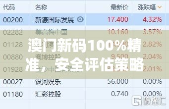 澳门新码100%精准，安全评估策略LHG682.16优先版