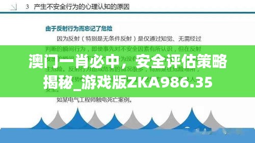 澳门一肖必中，安全评估策略揭秘_游戏版ZKA986.35