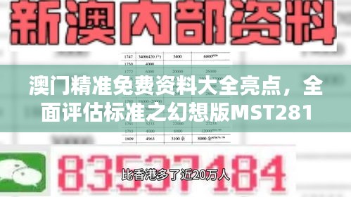 澳门精准免费资料大全亮点，全面评估标准之幻想版MST281.68