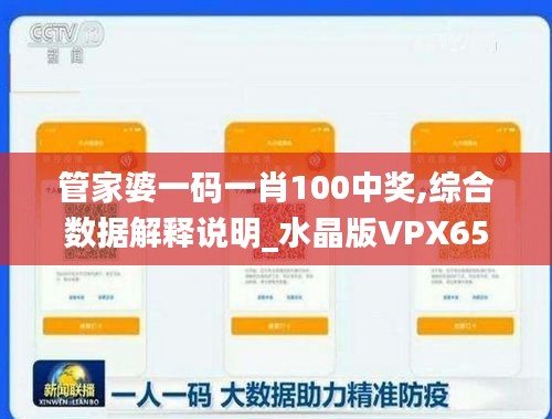 管家婆一码一肖100中奖,综合数据解释说明_水晶版VPX653.74