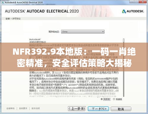 NFR392.9本地版：一码一肖绝密精准，安全评估策略大揭秘