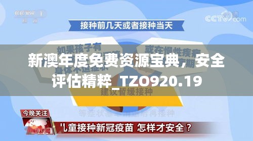 新澳年度免费资源宝典，安全评估精粹_TZO920.19