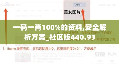 一码一肖100%的资料,安全解析方案_社区版440.93