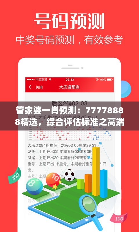 管家婆一肖预测：77778888精选，综合评估标准之高端版EJH861.08