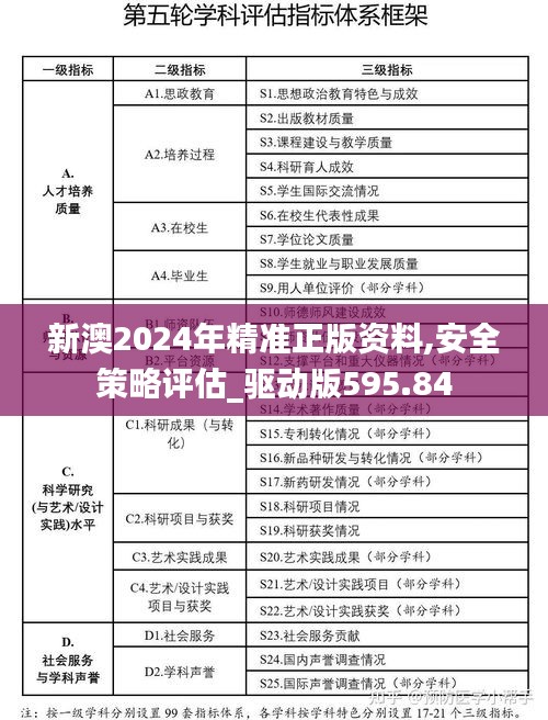 新澳2024年精准正版资料,安全策略评估_驱动版595.84