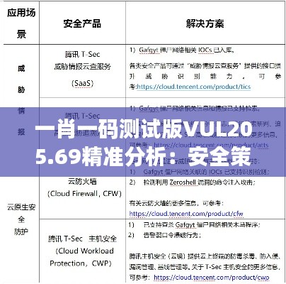 一肖一码测试版VUL205.69精准分析：安全策略深度解读