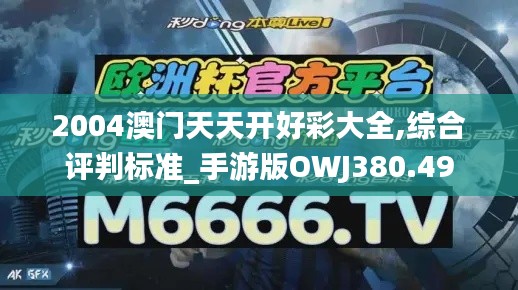 2004澳门天天开好彩大全,综合评判标准_手游版OWJ380.49