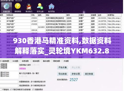 930香港马精准资料,数据资料解释落实_灵轮境YKM632.8