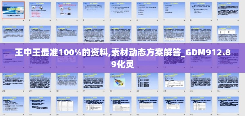 王中王最准100%的资料,素材动态方案解答_GDM912.89化灵