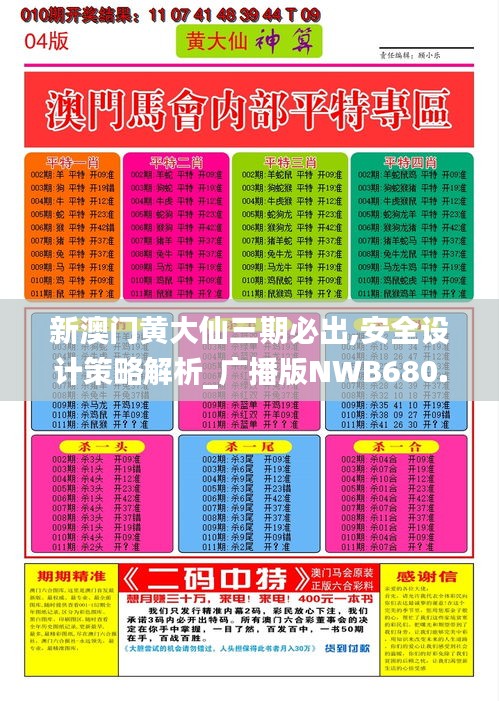 新澳门黄大仙三期必出,安全设计策略解析_广播版NWB680.23