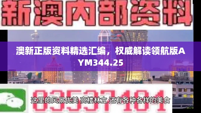 澳新正版资料精选汇编，权威解读领航版AYM344.25