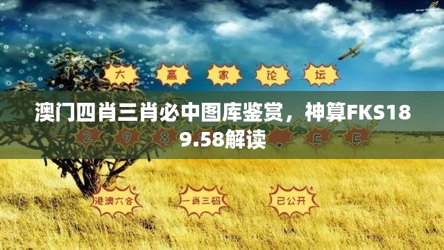 澳门四肖三肖必中图库鉴赏，神算FKS189.58解读