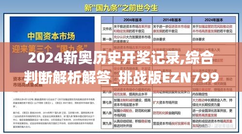 2024新奥历史开奖记录,综合判断解析解答_挑战版EZN799.67