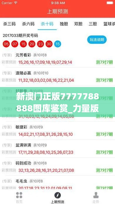 新澳门正版7777788888图库鉴赏_力量版QHP38.22解析