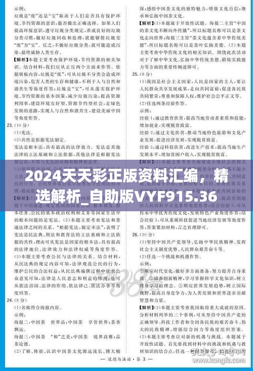 2024天天彩正版资料汇编，精选解析_自助版VYF915.36