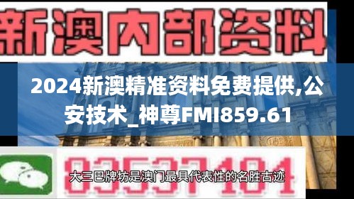 2024新澳精准资料免费提供,公安技术_神尊FMI859.61