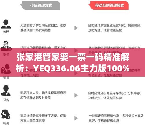 张家港管家婆一票一码精准解析：YEQ336.06主力版100%解读