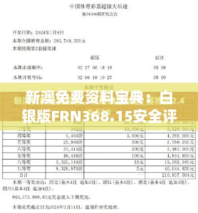 新澳免费资料宝典：白银版FRN368.15安全评估攻略