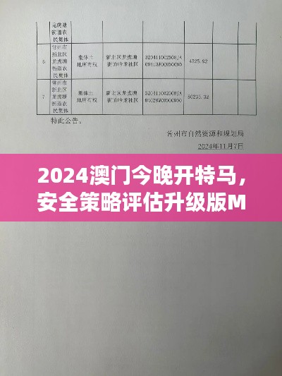 2024澳门今晚开特马，安全策略评估升级版MFK693.71