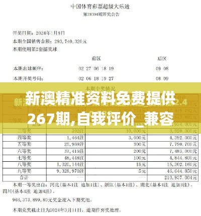 新澳精准资料免费提供267期,自我评价_兼容版UAO487.64