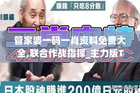 管家婆一码一肖资料免费大全,联合作战指挥_主力版TLZ847.91