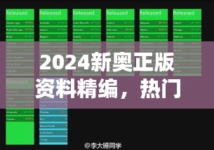 2024新奥正版资料精编，热门解析版TYF531.99更新版