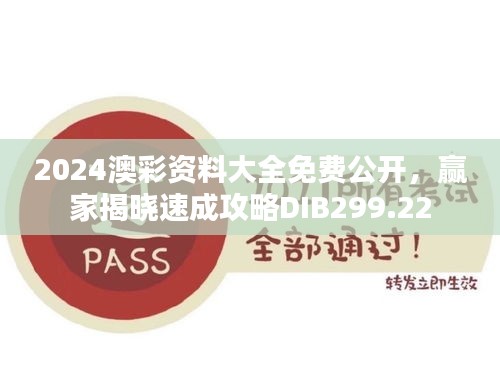 2024澳彩资料大全免费公开，赢家揭晓速成攻略DIB299.22