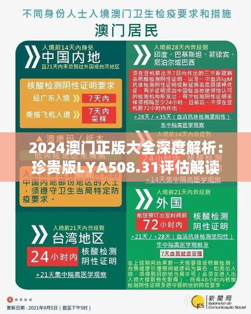 2024澳门正版大全深度解析：珍贵版LYA508.31评估解读